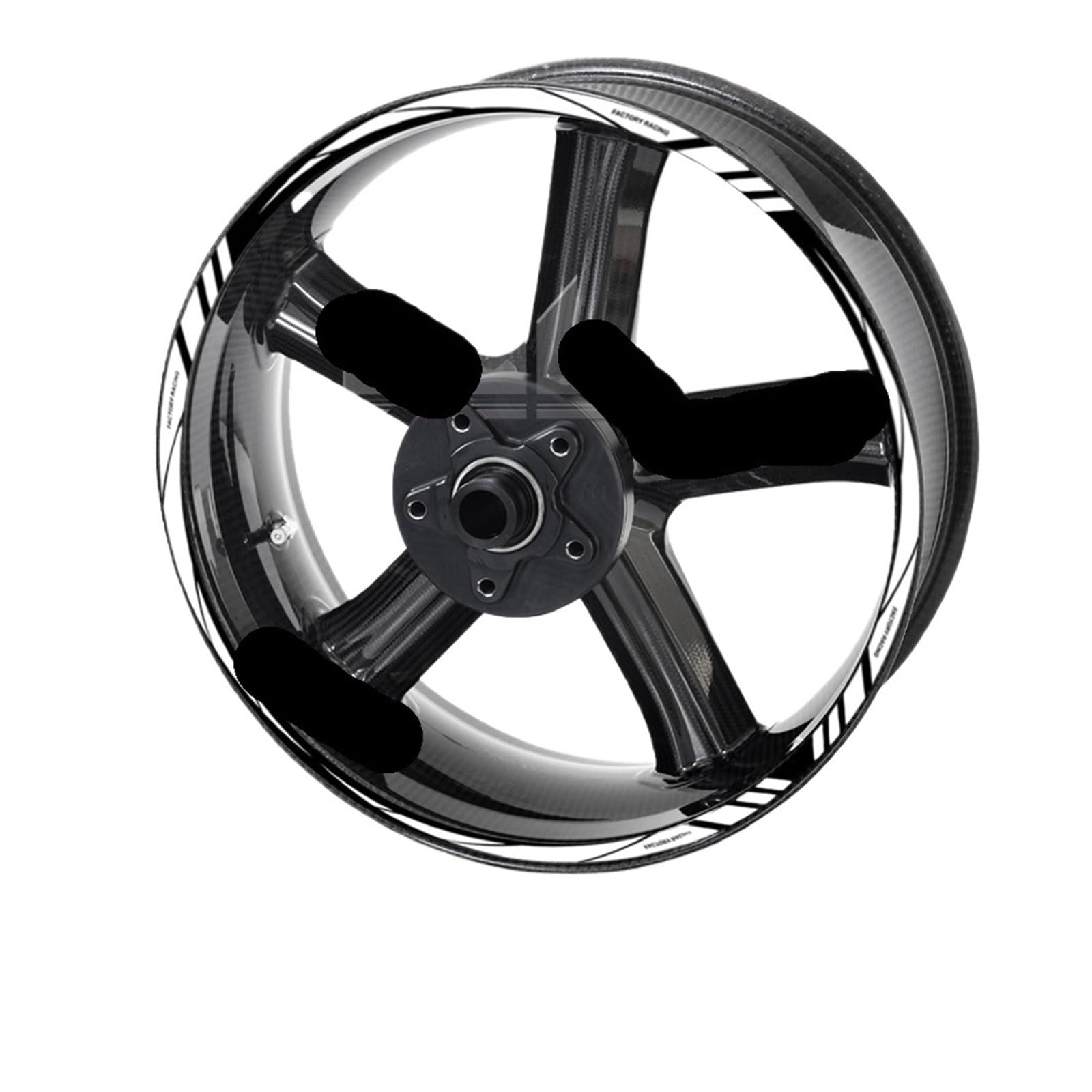Naben-Aufkleber, reflektierend, Motorrad, Felge, Nabenband, Aufkleber, 30,5 cm, 33 cm, 35,6 cm, 35,6 cm, 40,6 cm, 43,2 cm, 45,7 cm, Dekorationsstreifenband (30,5 cm, 04)
