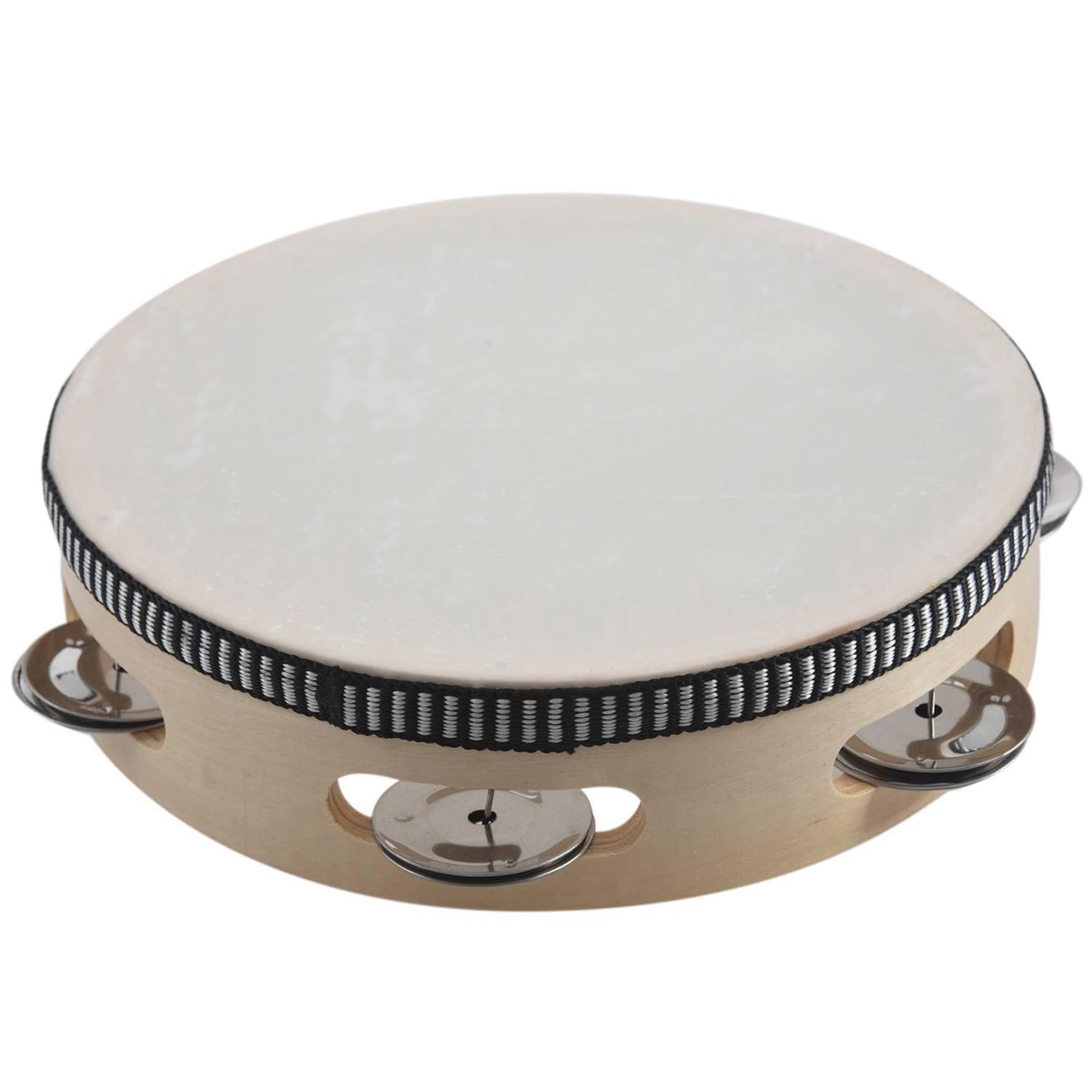 10X Tamburello Musicale da 7 Pollici con Percussione Rotonda per Partito KTV