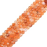 Vista 96 de Cuentas Redondas Facetadas de Ópalo Verde de 4 mm Sueltas de 16 Pulgadas para Hacer Joyas