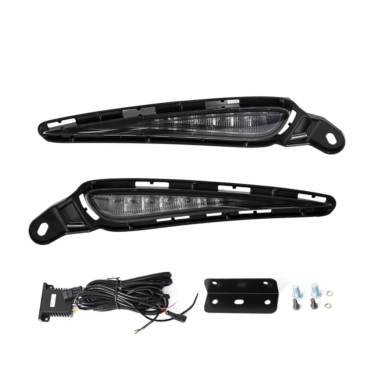 Faros Antiniebla Delantero Para Toyota Para Vitz 2017-2019: Luces diurnas LED (DRL) intermitentes faros antiniebla color blanco y amarillo