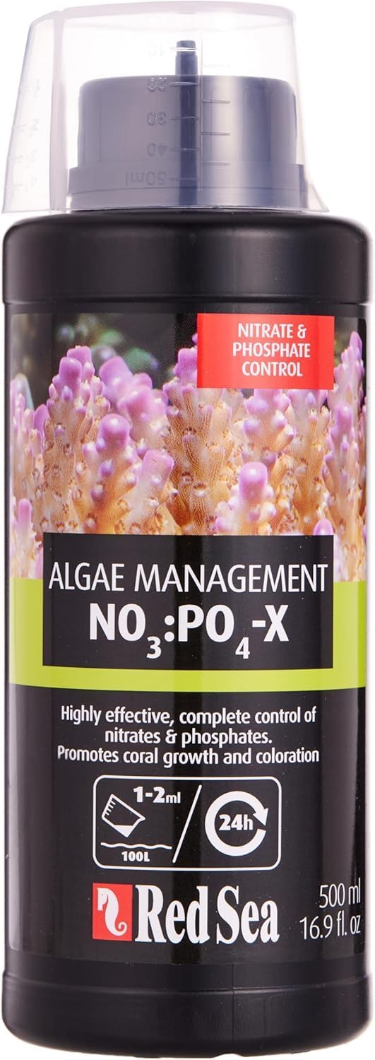 NO3:PO4-X 500ml NOPOX - Nitrate & Phosphate Reducer for Reef Aquariums, Promotes Healthy Coral Growth, Controls Algae & Maintains Water