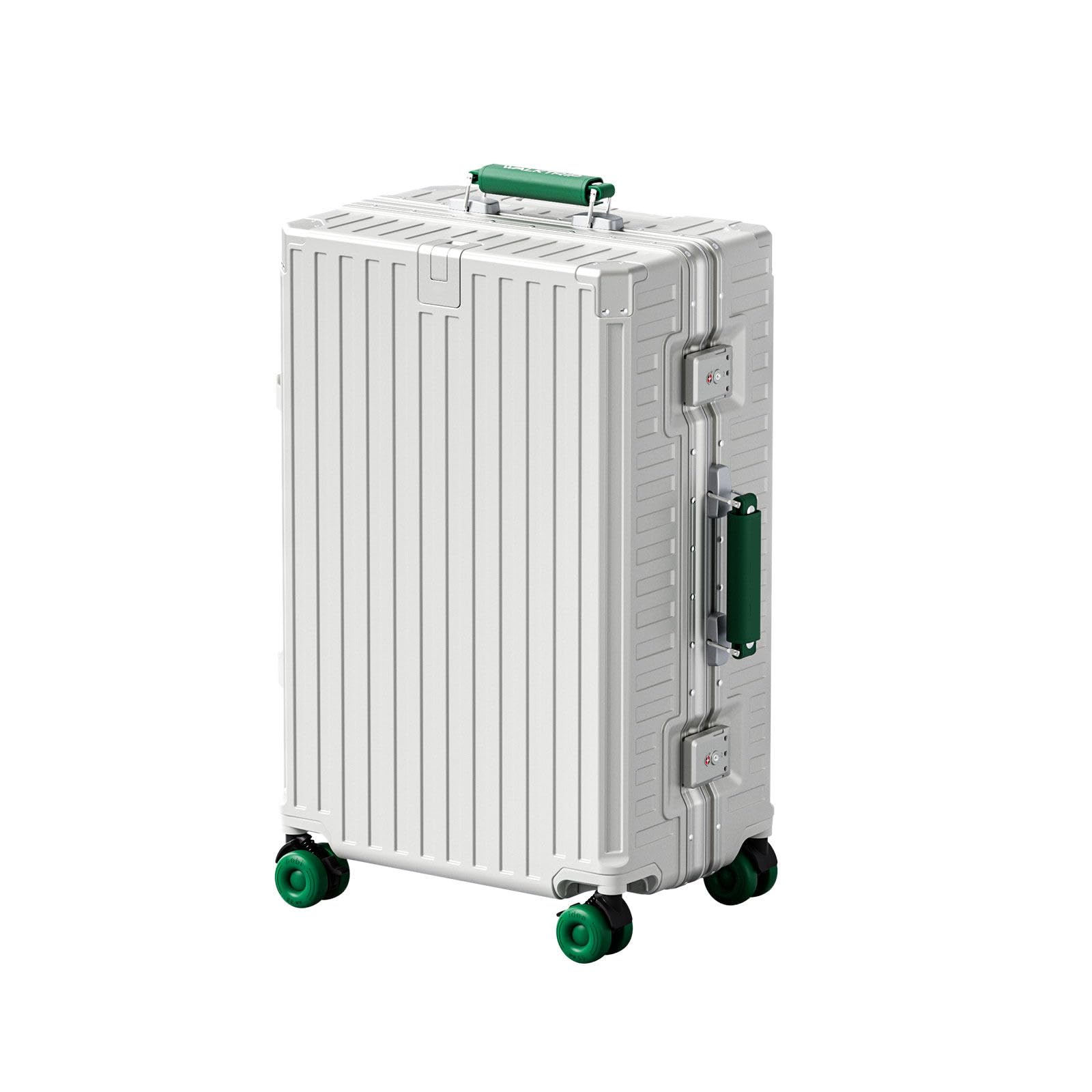 LEOVEN Valigia Trolley Rigido, LM-2199A Trolley Bagaglio a Mano, PC Rigido Guscio, Telaio in Alluminio, Manico in PU dai Colori Pregiati, Serratura TSA, Ruota Silenziosa 360°, Resistente