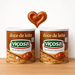 Kit 2 Doce Leite Viçosa Tradicional 800g Minas Gerais Cremoso Premiado O Melhor Do Brasil Artesanal Sobremesa (Kit2LatasGrandes)