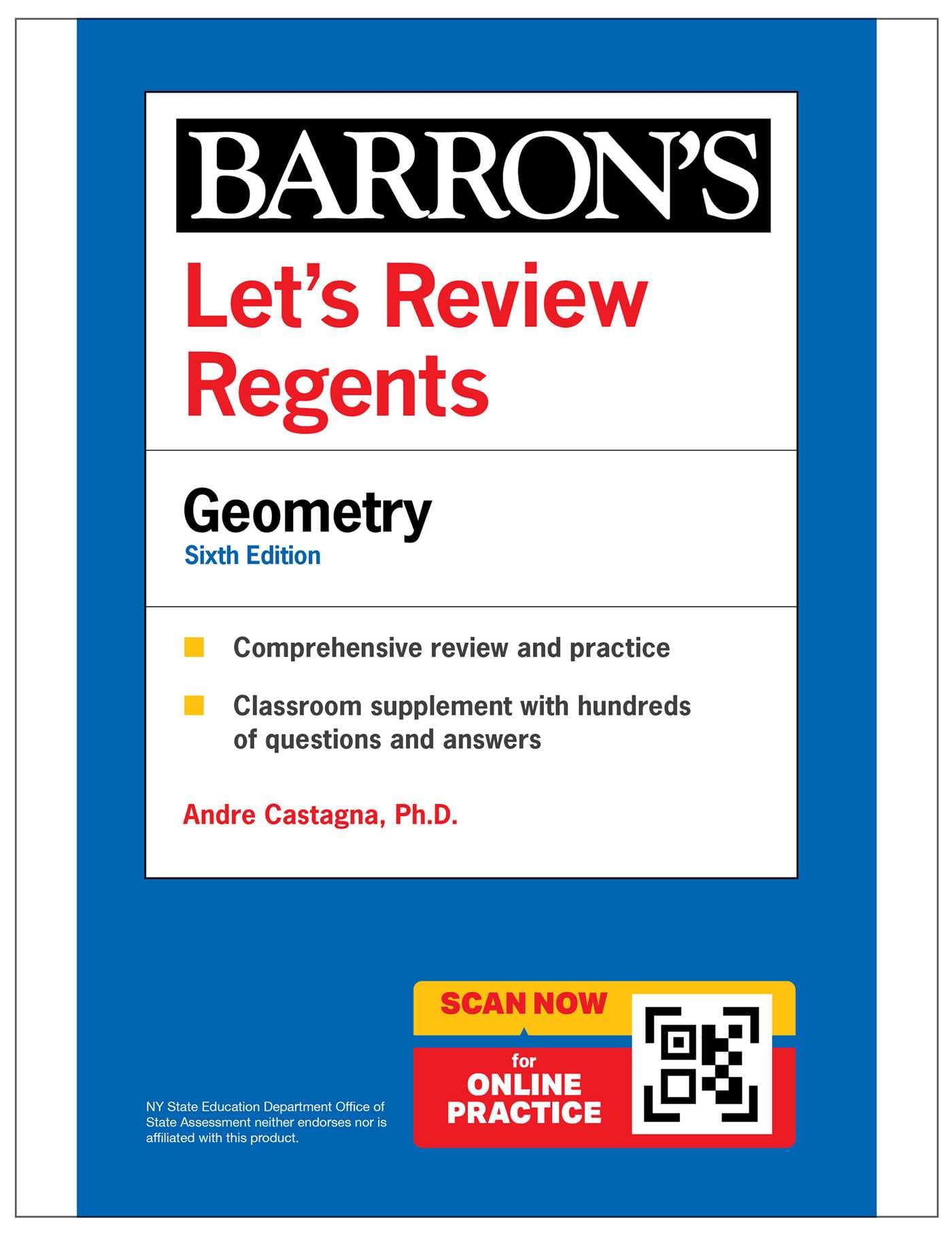 Let's Review Regents: Geometry, Sixth Edition