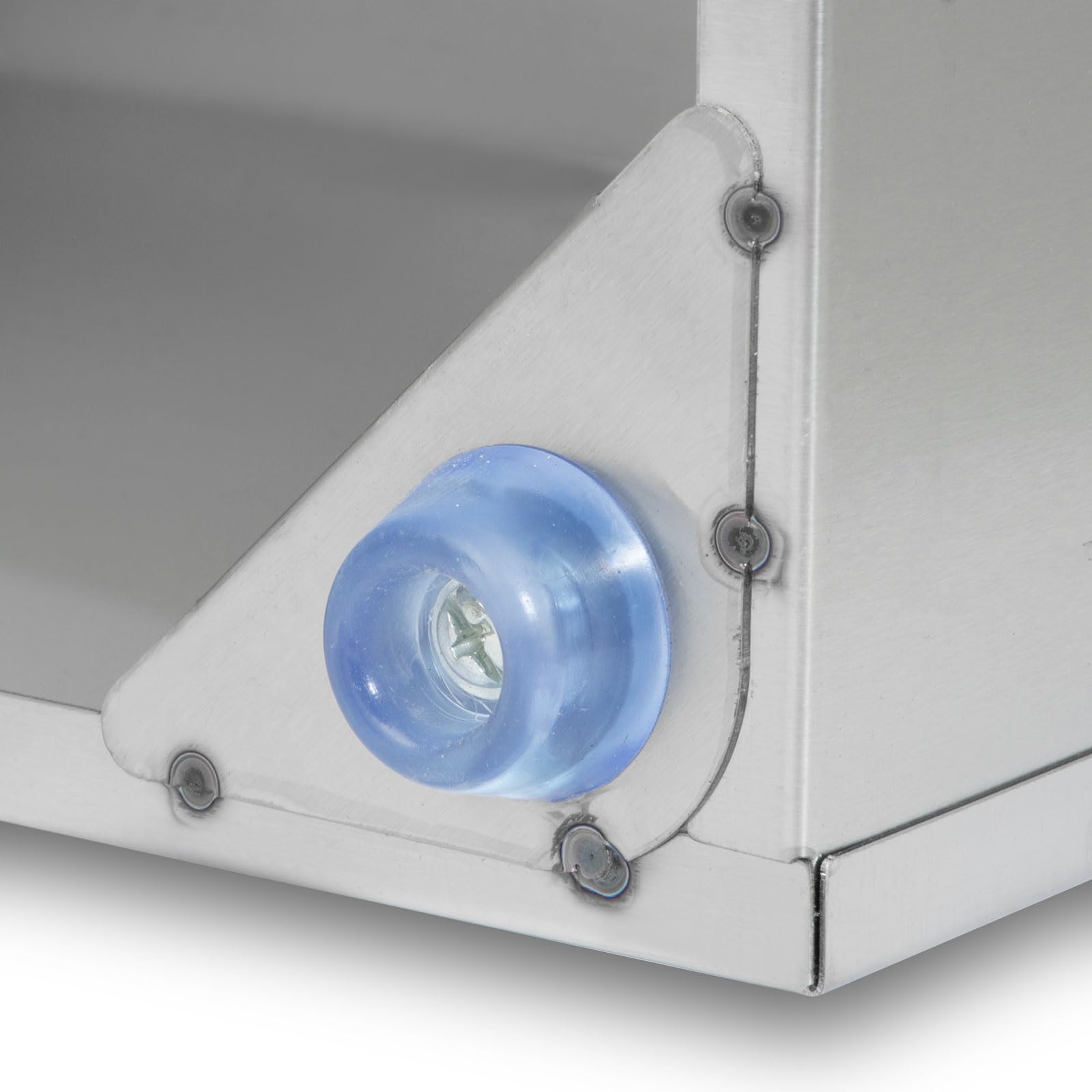 VERTES Recipiente para Ingredientes 3 x 1/6 GN Gastronorm, Acero Inoxidable, 100mm de Profundidad, Higiénico, Resistente a los arañazos, Resistente a temperaturas de -40° a 300°C, para baño maría
