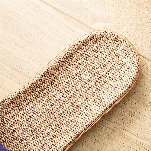 Women's Indoor Linen Cotton Linen Home Slippers Casual Sandals3