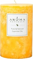 Vista 1 de Aroma Naturals Vela con aroma a siempreverde, Tangerine