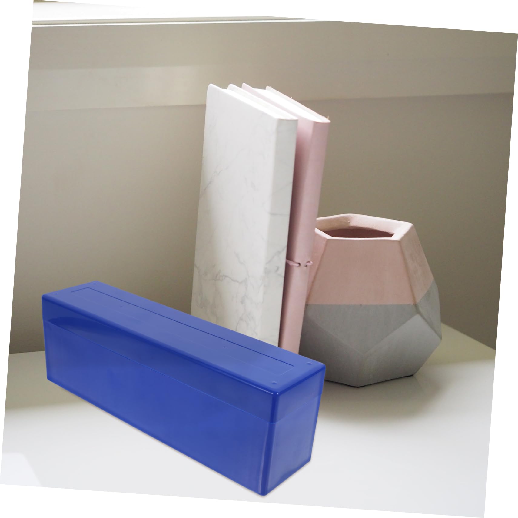 Uonlytech Boîte De Rangement pour Pièces De Monnaie 4 Pièces Classeur Organiseur Bleu