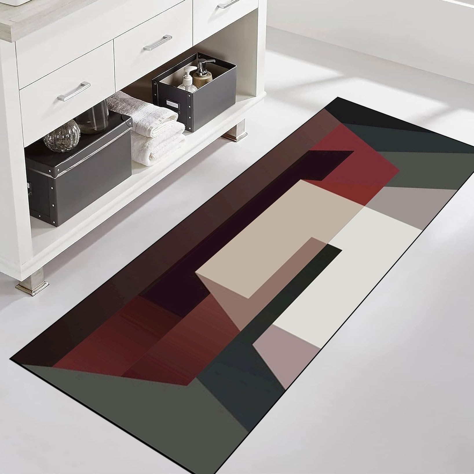 Tapis de couloir anti-saleté pour salon et chambre grand confort 110x290 cm
