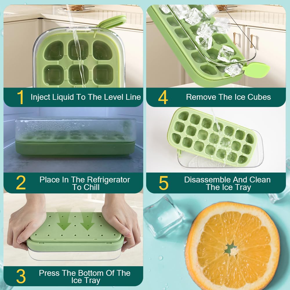 Bac à Glaçons Avec Couvercle Et Récipient Pour Gobelets De 20-30-40 Oz