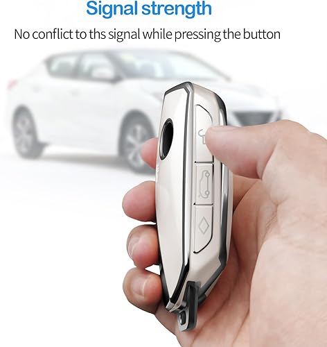 Miniatura 5 de Tukellen Funda para llavero BMW, funda especial de TPU suave compatible con BMW 2023 2024 nueva serie 57 740i 760i X1 X5 X6 X7 XM IX IX IX3 I5 I7,