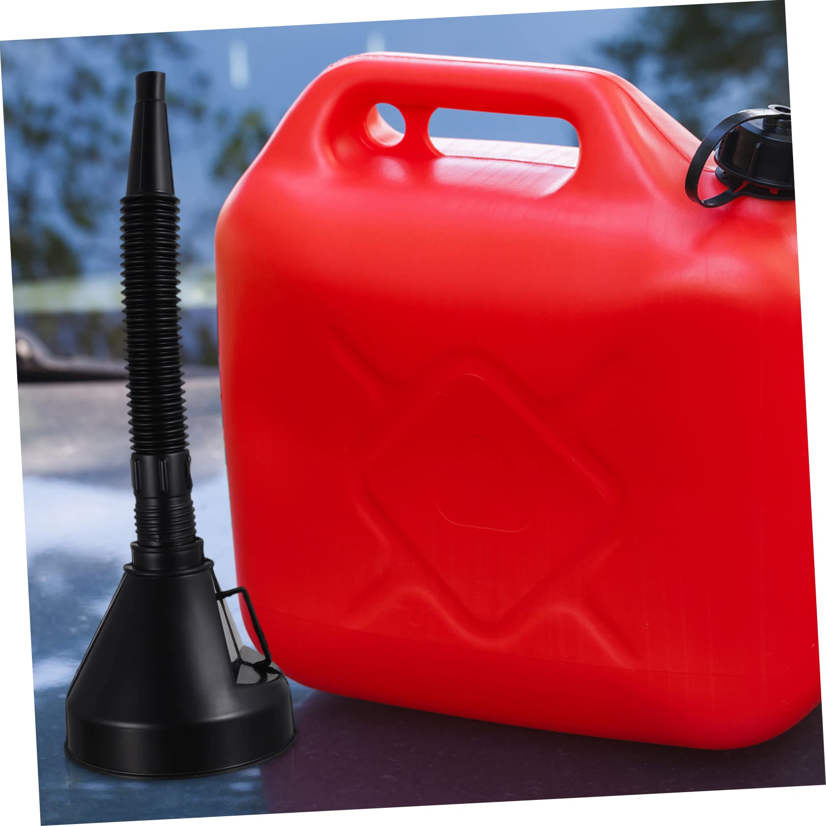 GLEAVI 6pezzi Imbuto Per Carburante Leggera Con Filtro Per Rifornimento Motore e Fluido Utilizzabile Su Auto e