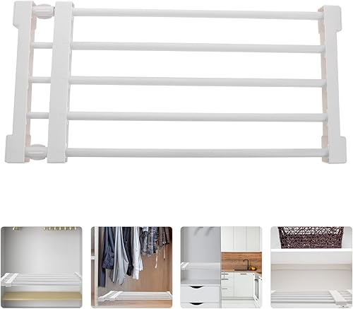 Miniatura 4 de Cabilock 3 piezas de metal de acero inoxidable retráctil para tablero blanco, capacidad para niños, armario pesado con división armario, oficina,