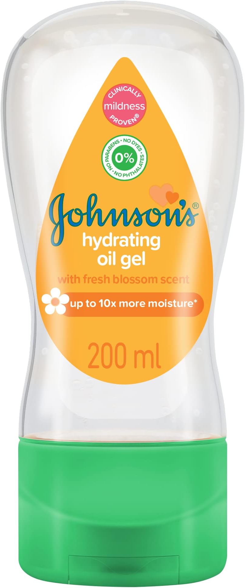 Fresh Blossom Hydrating Oil Gel (1x 200ml), Gentle and Nourishing Baby Care Product for Soft, Smooth Skin with a Delicate Fragrance