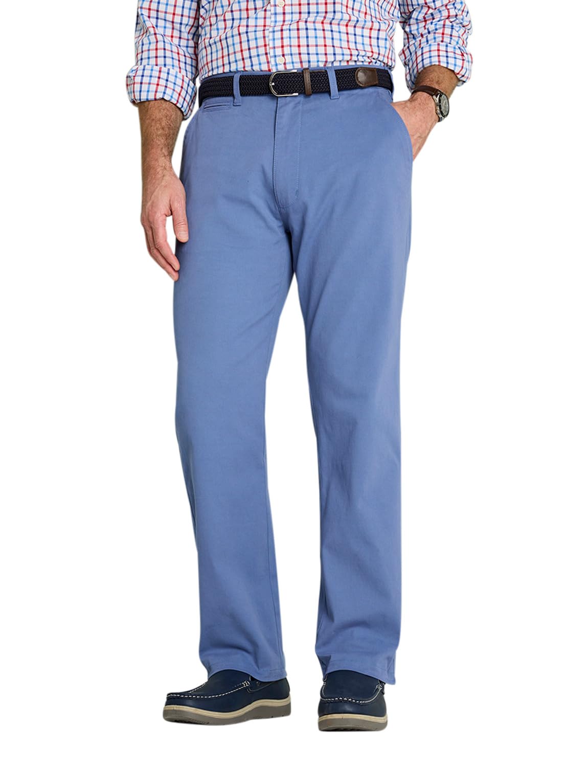 Pegasus Men's Super Stretch Chino Trouser with Belt Versatile, Comfortable & Stylish Smart Casual Pants Airforce 44W / 27L