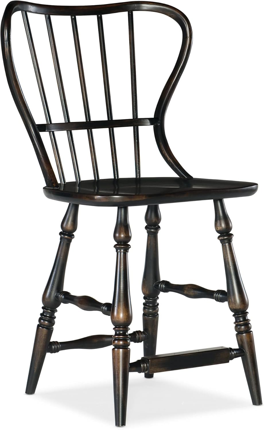 Hooker Furniture Dining Room Ciao Bella Spindle Back Counter Stool-Black