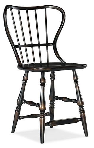 Hooker Furniture Dining Room Ciao Bella Spindle Back Counter Stool-Black