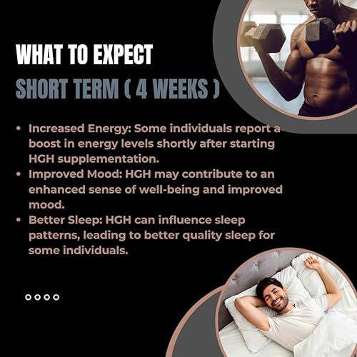 Miniatura 7 de HGH Booster (150 unidades) antienvejecimiento, aumenta la resistencia y la energía, rejuvenece la piel y el cabello, L-lisina HCL, L-arginina HCL