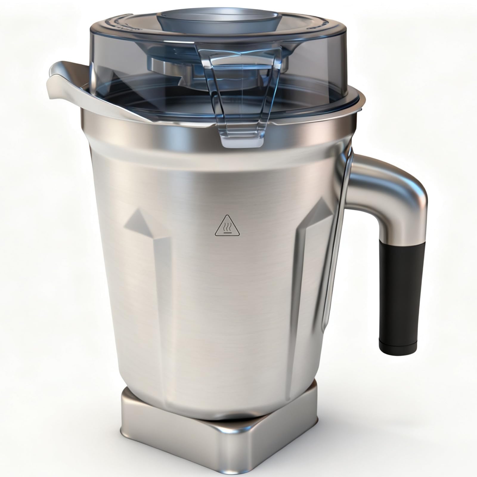 Photo 1 of Built-in Chip 64oz Stainless Steel Container Blender Pitcher, Replacement Jar Compatible with Vitamix 5200, 750, 6300, E310, Vm0103, Vm0197, E310, A2500, Explorian,Ascent Series, 5 Years Warranty