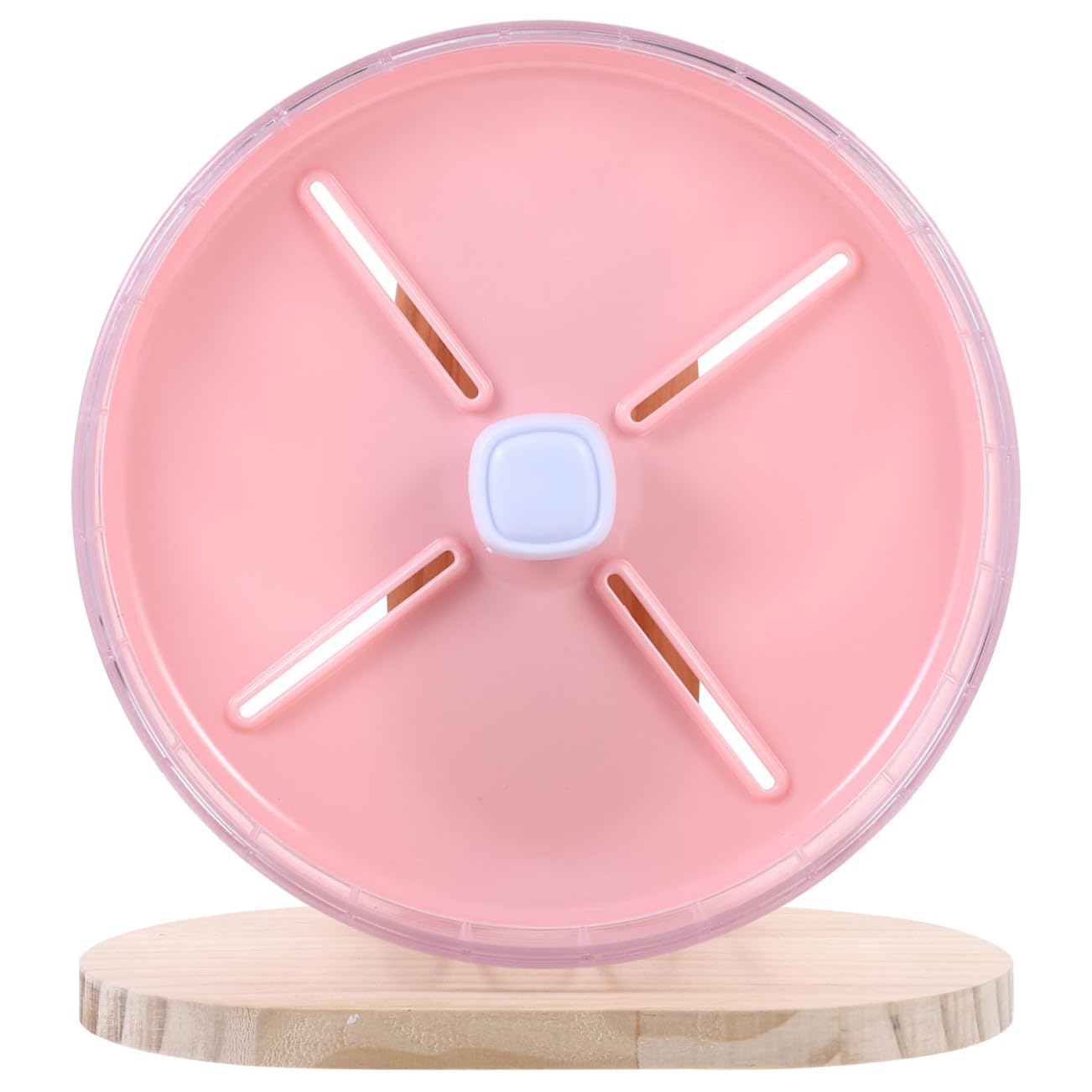 Geräuschloses Hamsterrad mit Halterung, 20cm, 1 Satz, Rosa