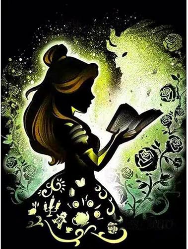 MMAHD Kits de pintura de diamantes 5D para adultos, pinturas de bordado de taladro completo, pintura de diamantes de imitación pegados, pintura de