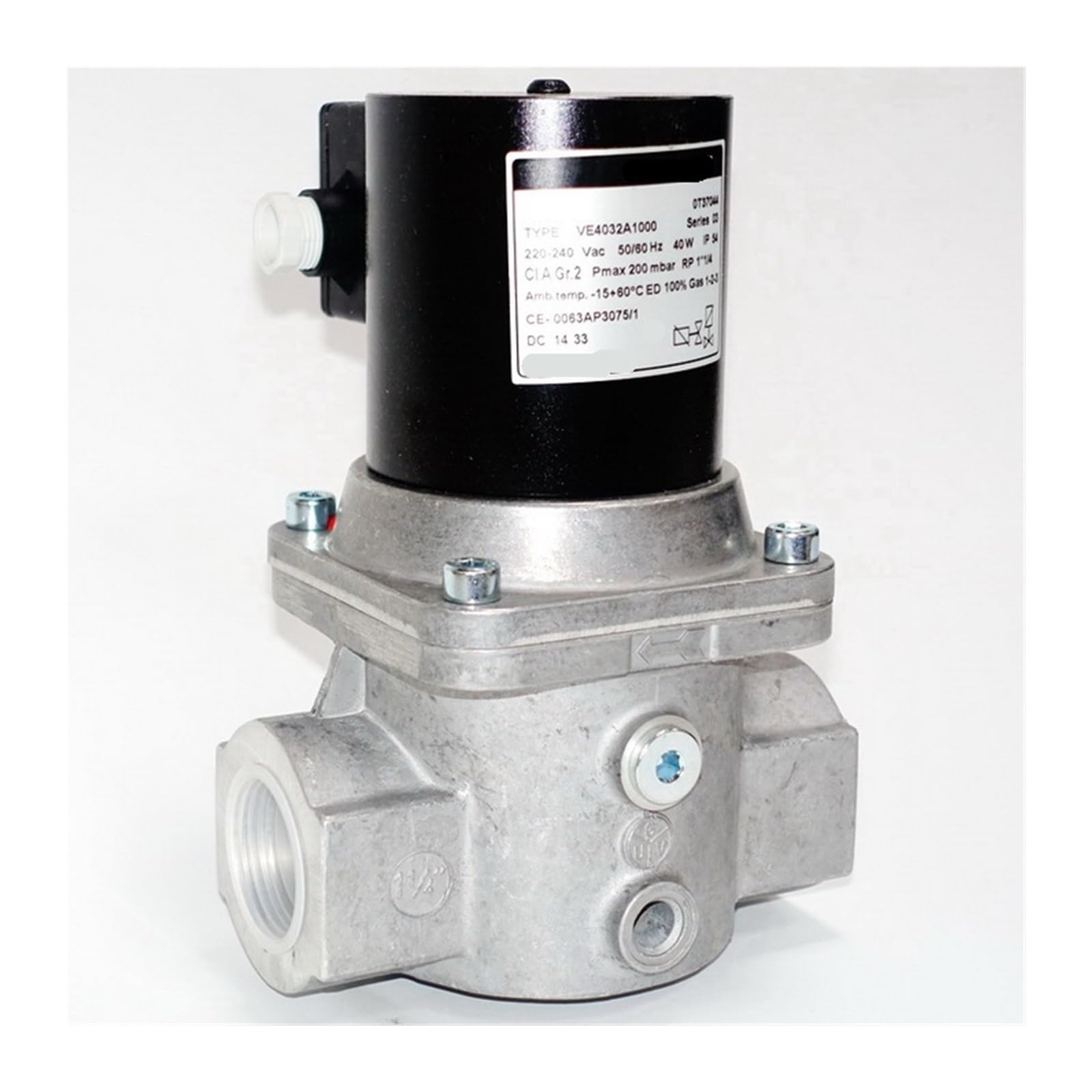 QRJAZHNTP Gas Solenoid Valve VE4032A1000 VE4040A1243 VE4050A1200(VE4050A1200 DN50)