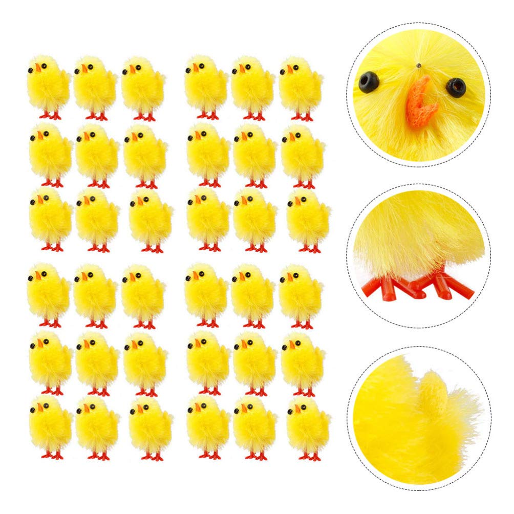 50 Figurines Poussins De Pâques Lumineuses En Résine - Déco Miniature Pour Fête, Jardins Et DIY