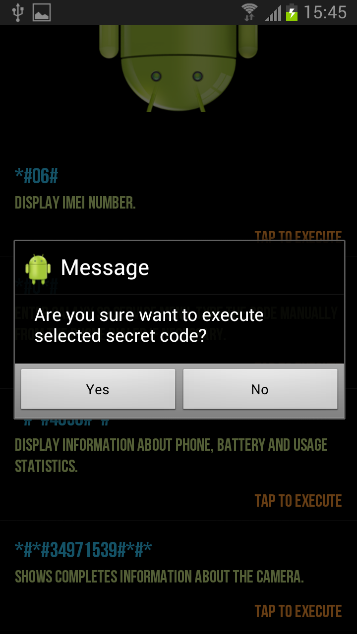 Android Secret Codes - App on Amazon Appstore