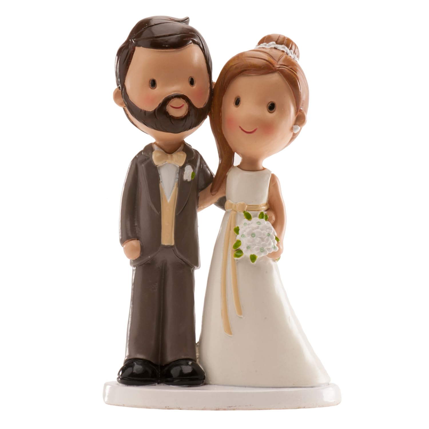 dekora - Bride and Groom Cake Figures for Wedding Decoration - Bride and Groom Figures for Wedding Cake Decoration - Wedding Figure Old Fashion