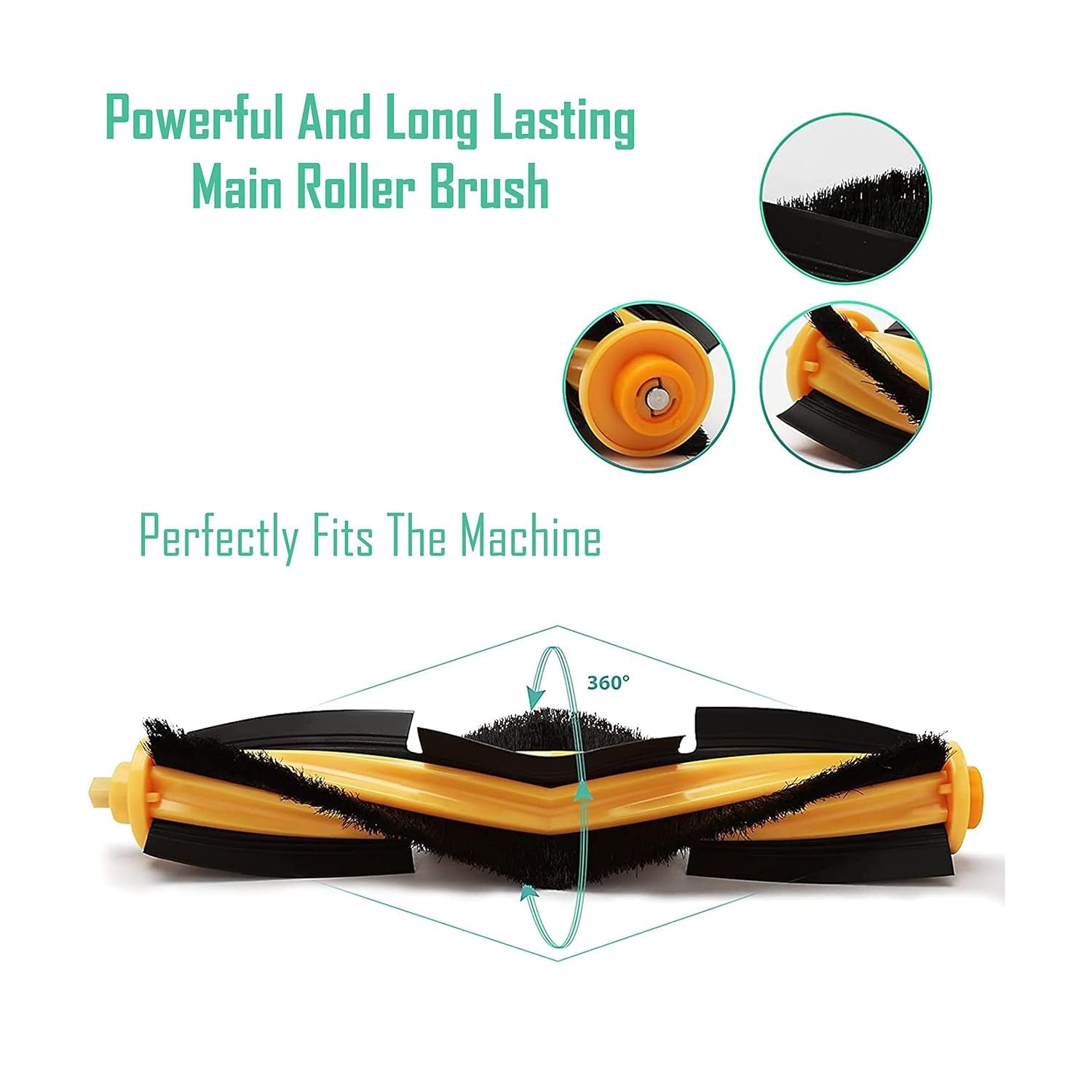 Ecovacs Deebot Brush Head Replacement - FineHepa -4 Ecovacs Deebot Brush Head Replacement - FineHepa -4