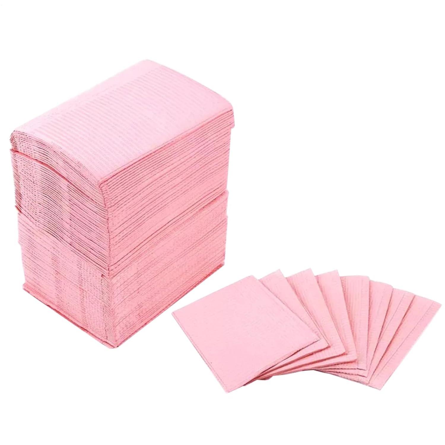 Beauty Bib | 25pcs Waterproof Temporary Soaker Pads Bib Guard | Nail Mats for Table, Nail Tech Cleaning Supplies for Beauty Salons, Shop