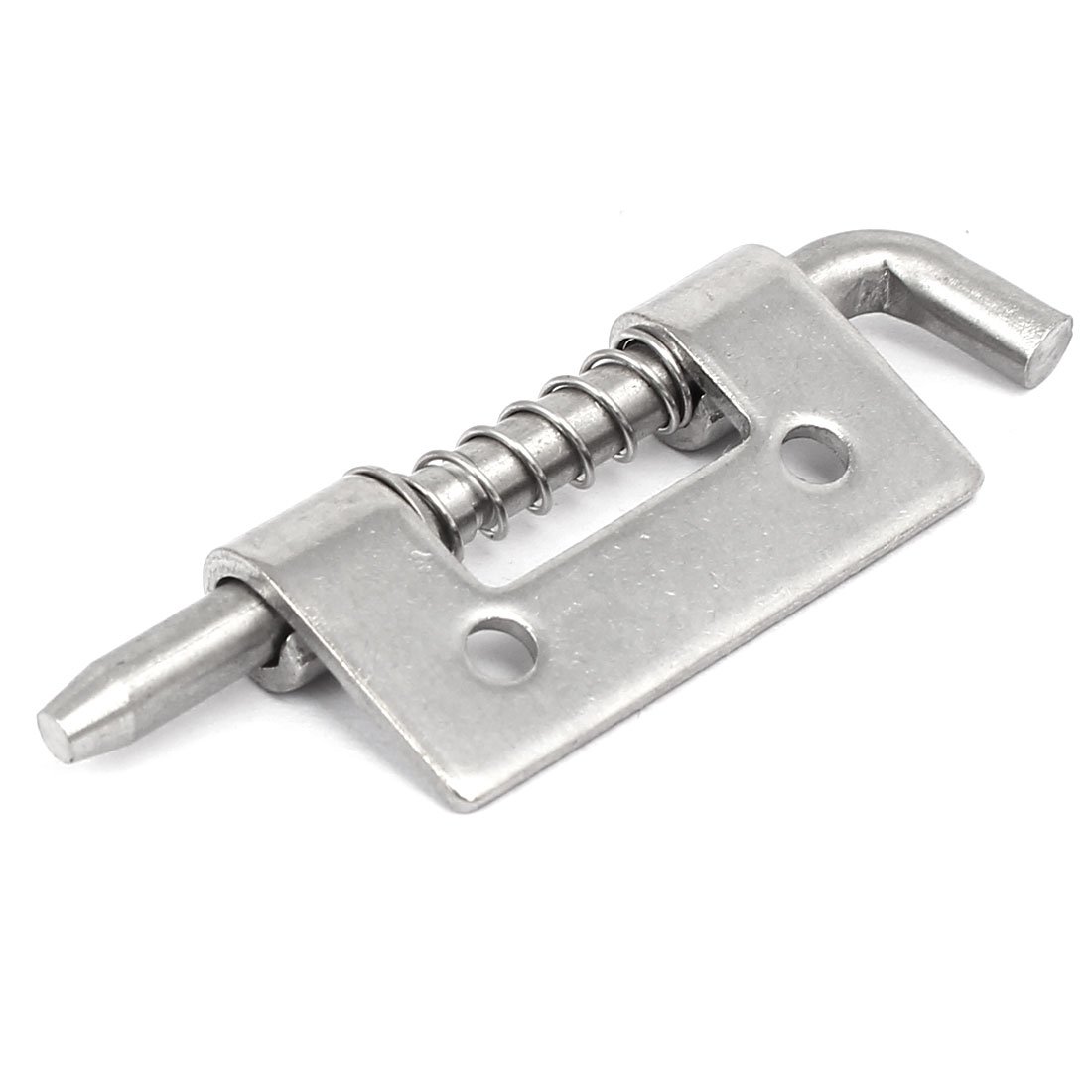 Sourcingmap 53mmx18mm 304 Stainless Steel Right Hand Spring Loaded Barrel Bolt Latch, silver - Image 3