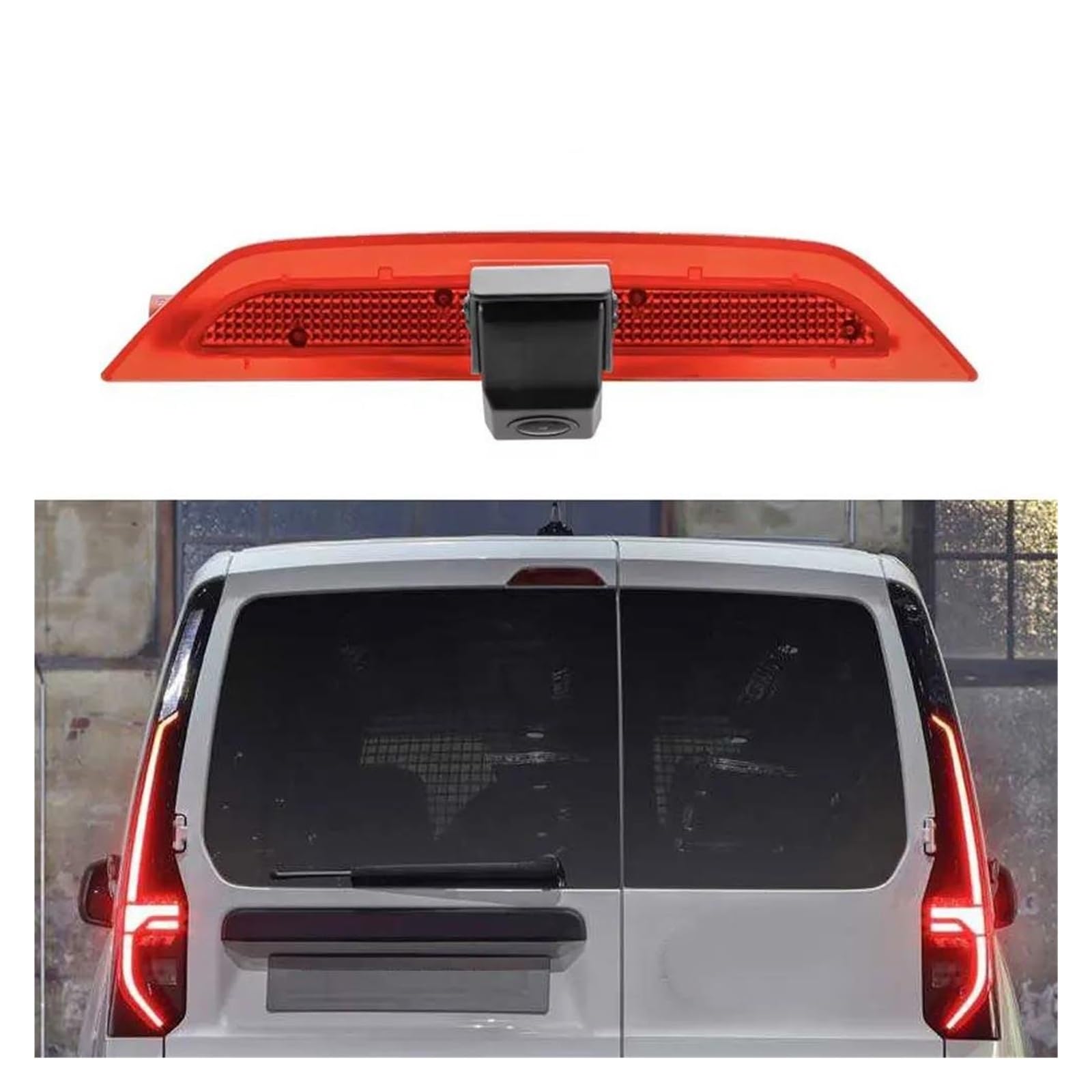 Dilwe Caméra De Feu Stop Caméra De Recul Avec Feu Stop étanche, Pour