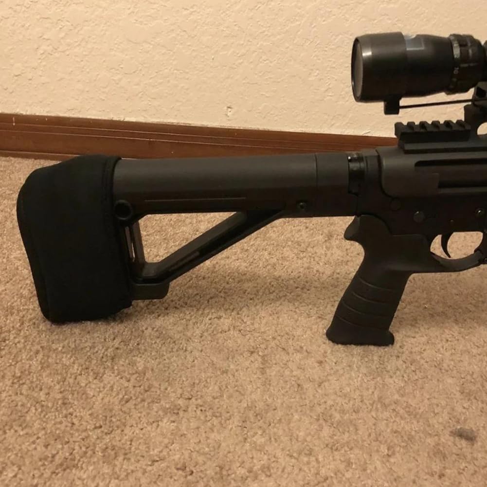 Cantoneras de Fusil,Cantoneras de Escopeta,Almohadilla para Cañas de Rifle,Almohadillas Amortiguadoras de Retroceso para Rifles,Culata de Goma Táctica para Caza y Tiro al Aire Libre Tokaneit