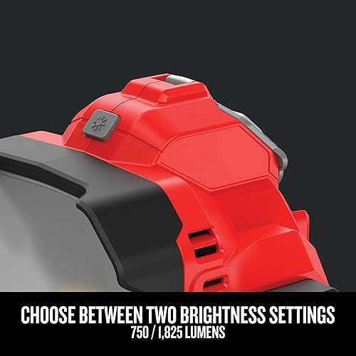 Miniatura 3 de CRAFTSMAN Luz de trabajo LED V20, área pequeña con batería y cargador kit de iniciación, 2.0 Ah (CMCL030B y CMCB202-2CK)