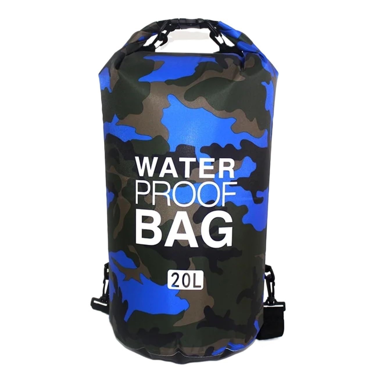 Borsa Nuoto Borsa impermeabile asciutta per esterni Borsa asciutta Sacco impermeabile galleggiante Borse per attrezzi asciutti per nautica Pesca Rafting Nuoto(Clear)