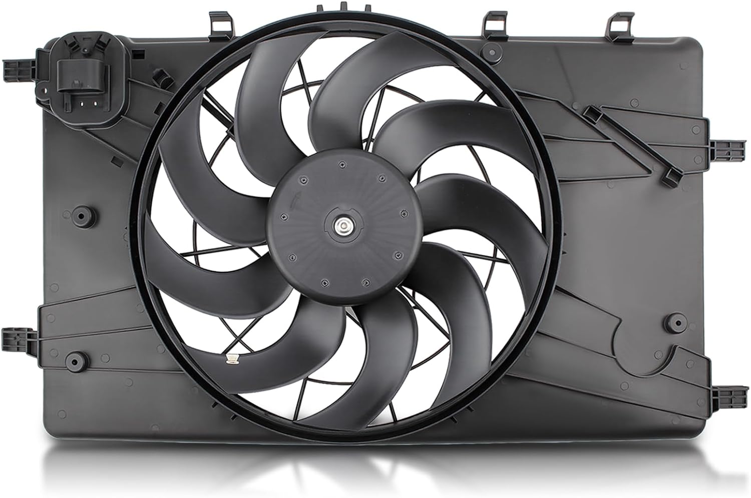 AUTOKAY Radiator Cooling Fan, GM3115243 Condenser Cooling Fan for Chevrolet Cruze 1.4L 2011-2014, 13372154 13360890
