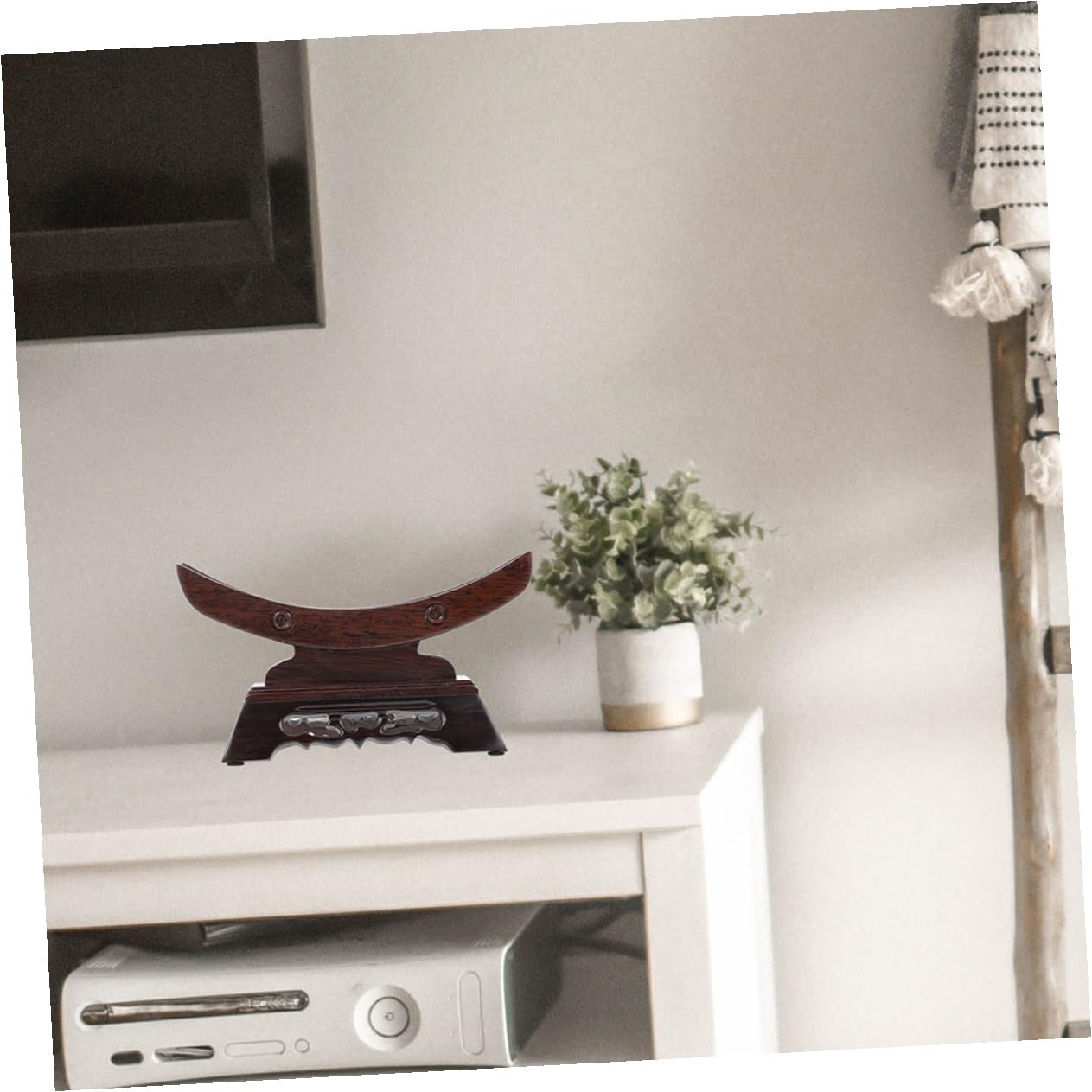 NOLITOY Support Décoratif Simple et Élégant pour Couteaux de Collection Atmosphère Artistique Unique en Bois Précieux , Porte- pour Rangement Domestique