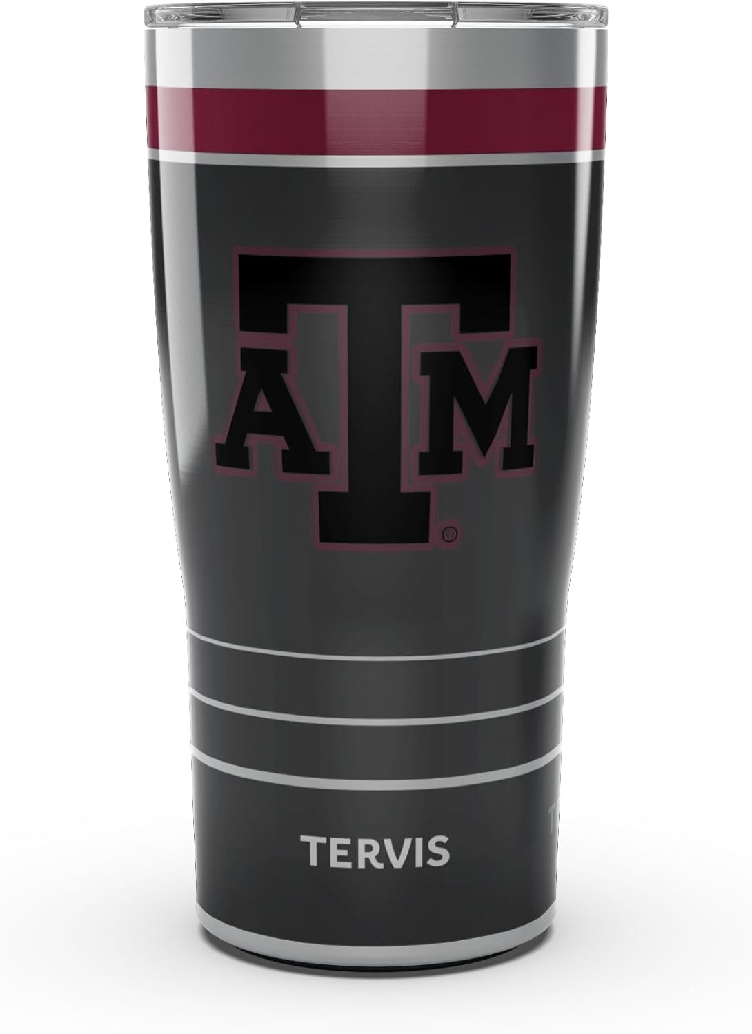 Tervis Traveler Texas A&M Aggies - Night Game Triple Insulated Tumbler Travel Cup Keeps Drinks Cold & Hot, 20oz, Stainless Steel