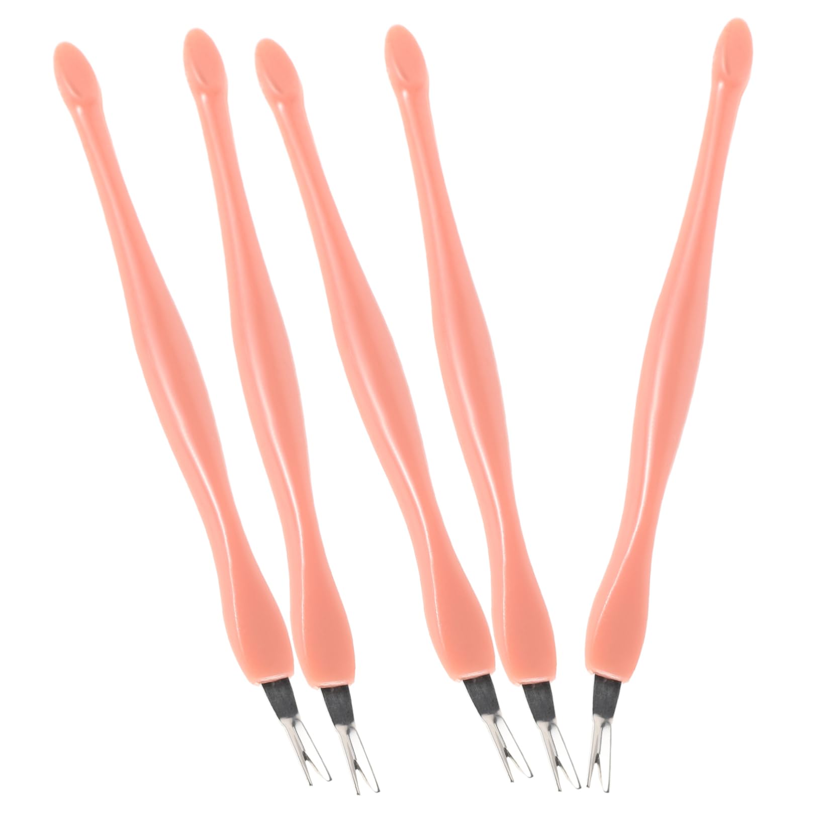 Beatifufu Stainless Steel Nail Cuticle Pusher Remover Tool Set Manicure Essentials