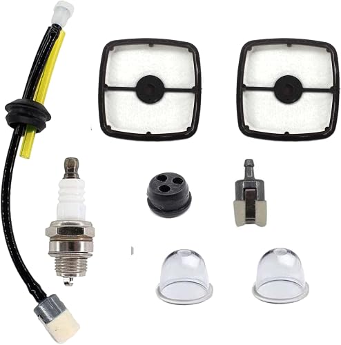 BXparts Pack of RePower Kit with Air Filter Spark Plug Primer Bulb for Echo HC-152 Hedge Trimmer