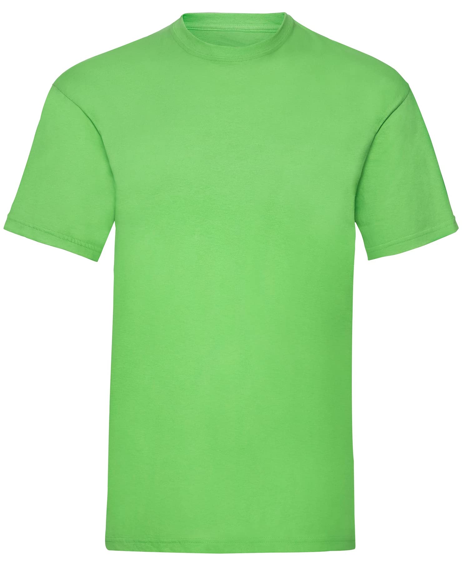 COOZO Men's Valueweight Short Sleeve Plain T-Shirt - Lime - L