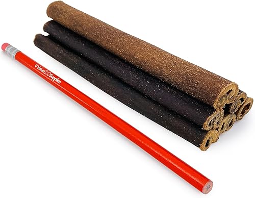 Miniatura 2 de ValueBull Palitos de colágeno, masticables de carne de res, medianos de 6 pulgadas, paquete a granel de 100 unidades, naturales y seguros, de un