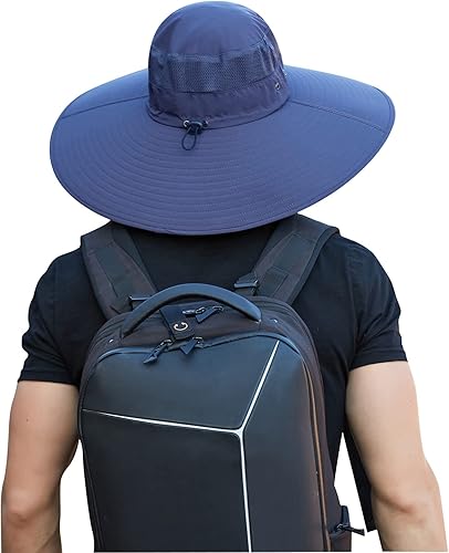 Miniatura 2 de Sombrero de sol de ala ancha para hombres y mujeres, protección UV, ventilado, sombreros de verano para pesca, senderismo, jardín, playa