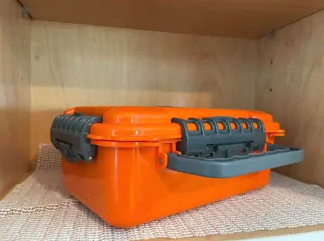 Orange Large ABS Case with Handle CB63878