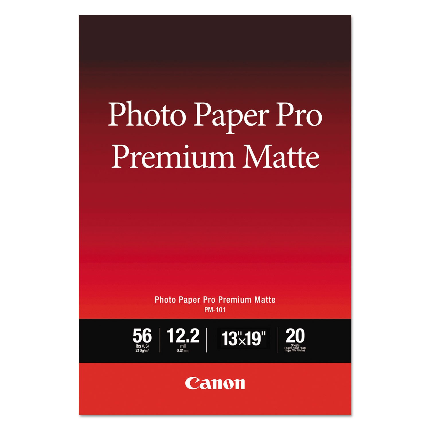 Canon PM-101 Premium Mattes Fotopapier A3 Plus – 20 Blatt