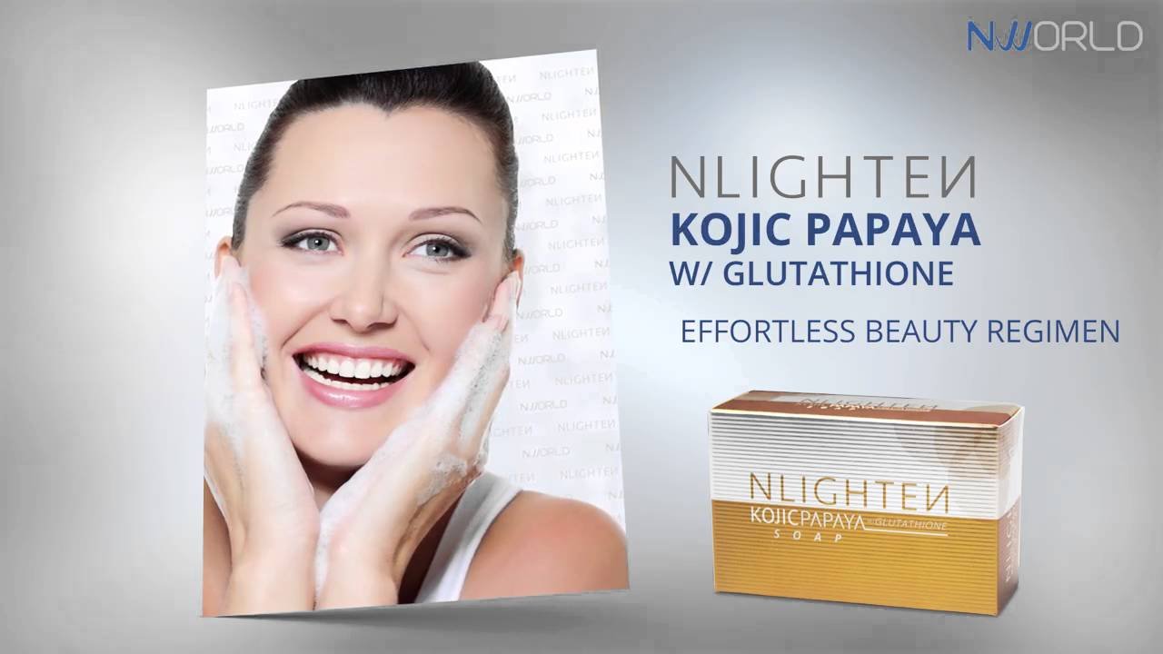nlighten kojic papaya with glutathione Nlighten Kojic Papaya Soap With Glutathione 135 Grams