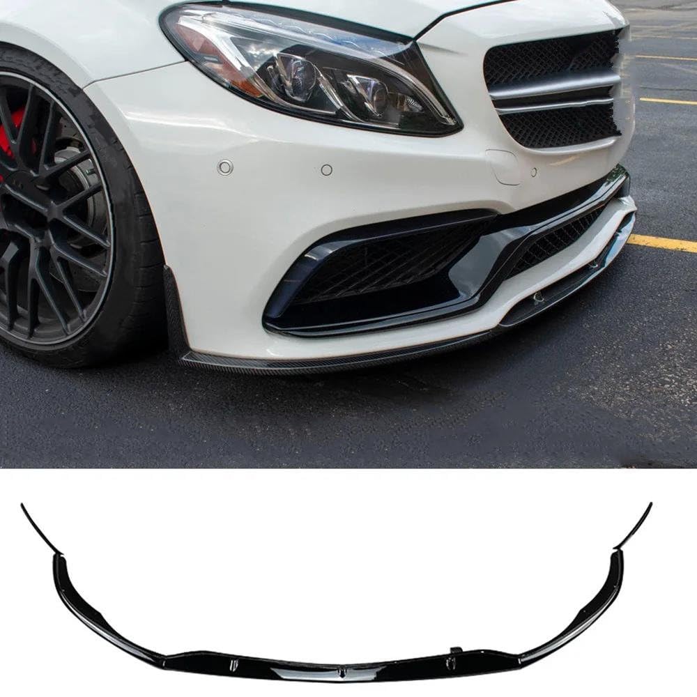 para Mercedes para Benz Clase C W205 C205 C63 AMG C63 AMG S 2015-2022 Ajuste del Alerón Y Difusor del Parachoques Delantero DYDGUTUFB
