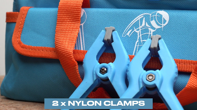 Hi-Spec 18 Piece Kids Blue Tool Kit Set & Bag. Real Metal DIY Hand