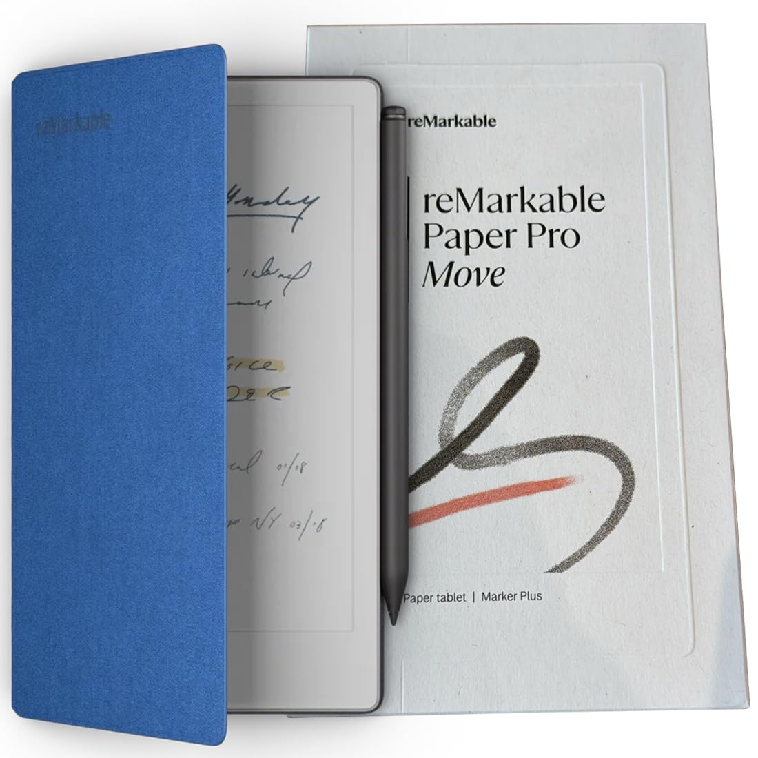 【新品】reMarkable PaperProMove +pen +Folio Remarkable Paper Pro Move - Weave Folio Bundle | Ultraportable